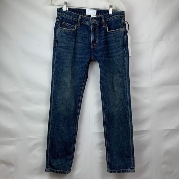 Current Elliott The Fling “1 year worn Rig” mid rise Boyfriend blue jeans. NWT - Picture 4 of 16